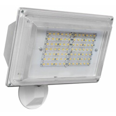 42W LED Outdoor Parking Lot Security Light Wall Pack Fixture w/ Automatic Sensor