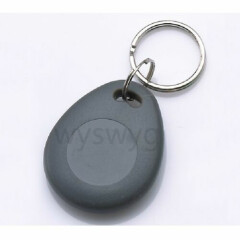 100pcs EM4100 TK4100 125KHz RFID ID Induction Proximity Gray Tag Token Keyfob 