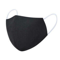 Black Cotton Facemask, Washable Cloth Face Mask, READY TO SHIP from TX