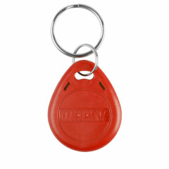 100pcs RFID Key Keychain 125KHz Proximity Red for Door Lock Reader Entry FOB
