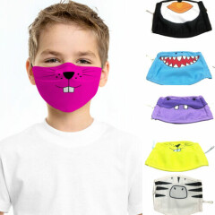 Kids Reusable Face Mask - Adjustable Face Mask, Washable, Breathable, Stretch