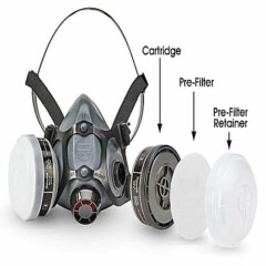 North, 7 IN 1, 5500 Series Reusable Respirator For Spraying & Painting, SMALL