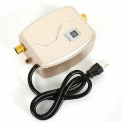  110V 3KW Mini Tankless Instant Hot Heating Water 35-45℃ IPX4 Waterproof