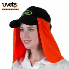 UVeto Attach-A-Flap Hard Hat Sun Protection Neckflap UPF50+ 100% Cotton