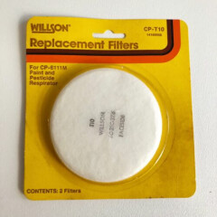 NEW Willson CP-T10 Replacement Filters Unopened Pk of 2