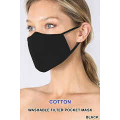 Soft Cotton Face Mask Double Layer Fashionable Reusable Cloth Washable Men Women