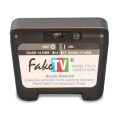 FakeTV FTV-11-US Extra Bright Burglar Deterrent w/ Timer Home Security System 