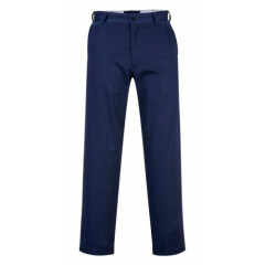 Portwest Industrial Work Pants/Trousers Protective Work Wear, 2886T, Navy, 33/38