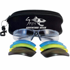 Thresher Running/Cycling Safety Glasses Z87.1 Sunglasses Lens Kit