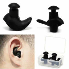 5/10 Pairs Soft Silicone Ear Plugs for Swimming Sleeping Anti Snore with Case