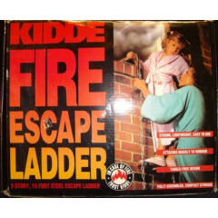 NEW!•Kidde•2-Story•15'•Fire Escape Ladder•Strong•Lightweight•Tangle-Free•Compact