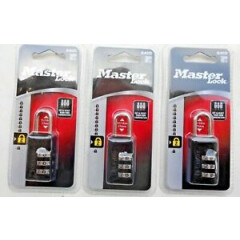  Lot of 3 Master Lock # 646D. Set Your Own Combination Padlocks 