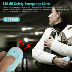 Safe Sound Personal Alarm Keychain With LED Light 130DB Emergency Outdoor