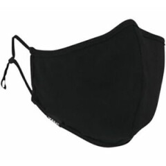 Zan Headgear Reusable Washable Black Adjustable Face Mask Shield Cover / Filter