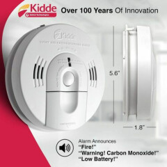 Kidde 21006377-N KN-COSM-IBA Hardwired Combination Carbon Monoxide & Smoke Alarm