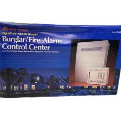 RADIO SHACK 49-485 Safe House 8-Zone Burglar/Fire Alarm System w/Remote Keypad