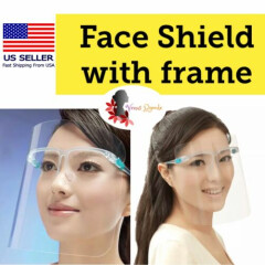 10pack Protective Face shield with Frame Anti fog- FREE SAME DAY SHIPPING