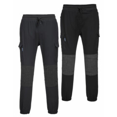 PORTWEST T803 Flexi Trouser Slim Flexible Comfort Workwear Pockets & Knee Pads