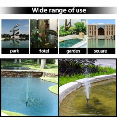 180L/H Solar Fountain Water Pump Submersible Bird Bath Pond Garden with Filter