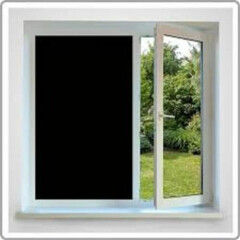 24" X 10 FT ROLL BLACKOUT FILM PRIVACY FOR OFFICE,BATH,GLASS DOOR,STORES,SCHOOLS