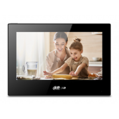 DAHUA 7inch Black IP Color Touch Screen Video Indoor Station VTH5321GB-W, WiFi