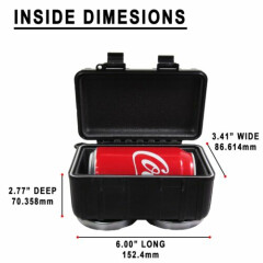 Large Magnetic Stash Box Under Car Safe Smell Proof Bag Waterproof Airtight Home
