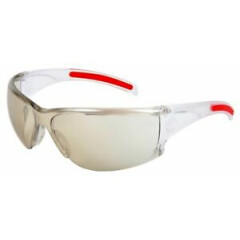 MCR Safety HK119 HK1 Series Clear Safety Glasses Indoor Outdoor Mirror Lens Soft