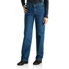 Carhartt FR Jeans Womens WFRB160 - Flame-Resistant Denim Relaxed 4 x 30 NWT 