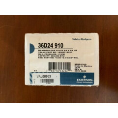 White Rogers Emerson Manifold Gas Valve 3/4x3/4 #36D24-910 *NEW/UNOPENED*