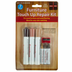 SET OF 12 Bulk Lot of 7pc Furniture Touch-Up Repair Pen Stick Sharpener Kits
