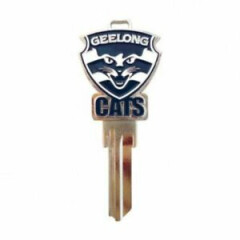 AFL Geelong Cats House Key Blank - Collectable - AFL 3D Key LW4 