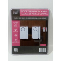 Easy Home Door Or Window Alarm 2-Pack New & Sealed