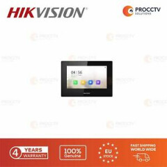Hikvision Touch IP Indoor Station DS-KH6320-LE1 (black), PoE, Genuine