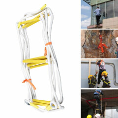 16ft Safety Rope Ladder Climb Fire Escape High Ladder Multi-Purpose Bears 300kg