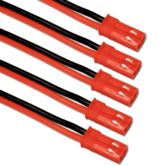 10 Pcs JST BEC Premium Male Female 10cm Cable LED Lipo Battery 22AWG