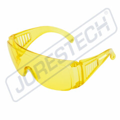 JORES AMBER YELLOW LENS SAFETY FITS OVER THE NIGHT DRIVING GLASSES UV