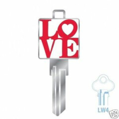 LOVE NOVELTY HOUSE KEY- 3D FRONT DOOR HOUSE KEY BLANK - COLLECTORS KEY - LW4
