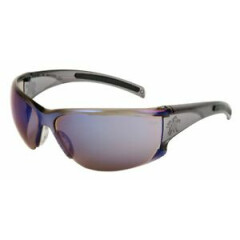 MCR Safety HK118 HK1 Series Gray Safety Glasses with Blue Diamond Mirror Lens So