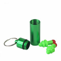 Tourbon Green Ear Plugs Hearing Defender Noise Reduction with Green Carry Case