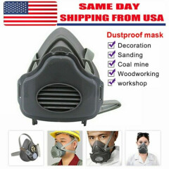 3 in 1 Safety Gas Mask Respirator Half Face Protect For Painting Spray Facepiece