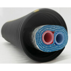 60 Feet of Commercial Grade EZ Lay Triple Wrap Insulated 1 1/4" OB Pex Tubing