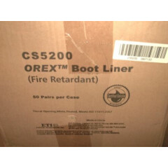CASE OF 40 OREX FIRE RETARDANT BOOT LINER CS5200 SAFETY PPE (RH8) 