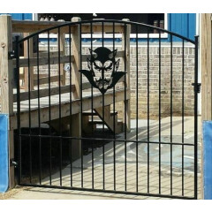 Ornamental Iron Walk Entry Gate 5 Ft WD S, Fencing, Handrails. Residential