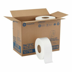 Georgia Pacific Envision 2-Ply Toilet Tissue Paper Rolls Jumbo White 8 Ct 12798