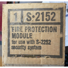 Vintage NuTone S-2152 fire protection module for use with S-2252 Security System