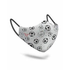 "GOAL" GOL Soccer Face Mask for Kids - made of recycled PET - triple layers