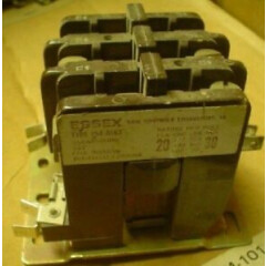 Contactor ESSEX 350A850H06 154-A1A3 TYPE 24 V COIL 3 POLE 20 AMP