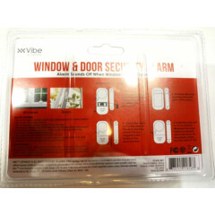 New Vibe e-ssentials Window & Door Security Alarm Simple Install 2-pack