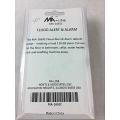 MA-Line MA-1665C Washing Machine, Water Heater Flood Alert & Alarm 