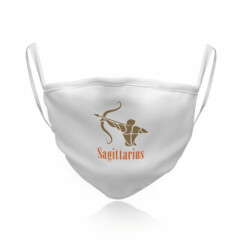 Washable Reusable Face Mask Sagittarius Zodiac Sign Fashion Covering Shield